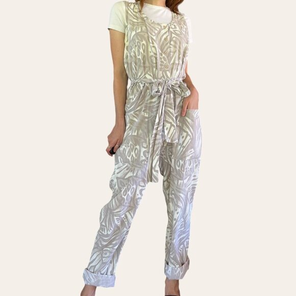 90s/2000s boho patterned vintage jumpsuit - Picture 7 of 7